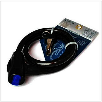 Замок велосипедный APECS PD-84-100см