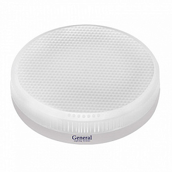Лампа LED GX53 12W/4500К/холодный цвет/General/рассеиватель Призма***