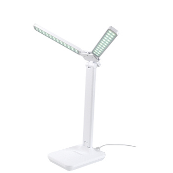 Светильник настольный LED GLTL-047 11вт/6000К/ с 2-мя плафонами/ General/белый