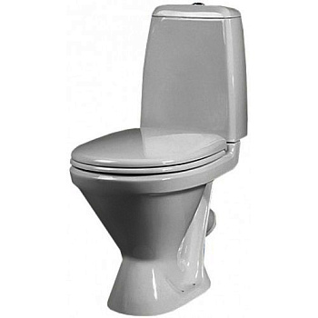 Унитаз-компакт " САМАРСКИЙ"  косой выпуск арматура 1 режим Уклад