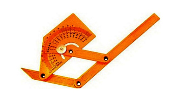 Пластиковый угломер-квадрант 180 градусов 90-155мм FIT/19301