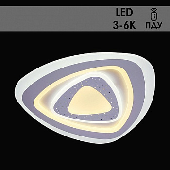 Светильник 6702-500 LED 2*58W 3000-6000K d500 ПДУ, NL18