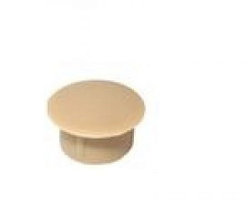 Заглушка ZH 16мм светлый беж***