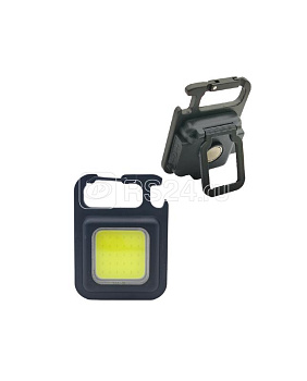Фонарь-брелок аккумуляторный походный кемпинг 6Вт COB LED Li-po 502030 200мА.ч USB-шнур type C 