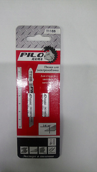 Пилки HSS 75x50 мм 12з/д(сталь,цв.мет.,пласт. h=3-6mm) T118B 2шт/уп "Pilorama"