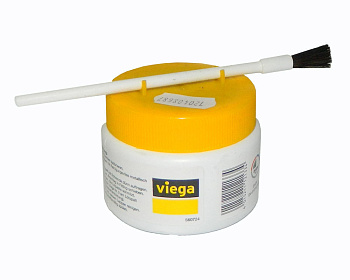 Флюс - паста  VIEGA  для пайки мягким припоем 250 гр (с кисточкой) 94943