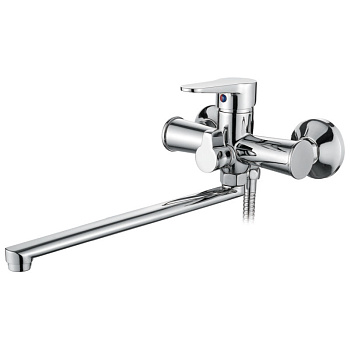 Смеситель AMOUR для ванны с длинным изливом AR2212 латунь, керамический картридж d=40 