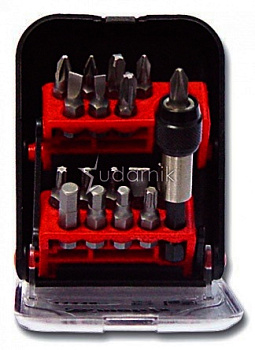 Набор бит MATRIX 18шт + магнитный держатель /11316***