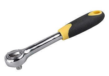 Трещотка STAYER для торцовых головок, Cr-V, 1/4/27785-1/4