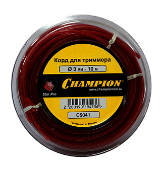 Леска для трим. CHAMPION 3,0мм*10м (звезда)