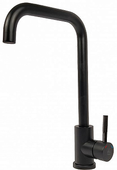 Смеситель для кухни Milardo, черный матовый, Poli, POLBLL0M05