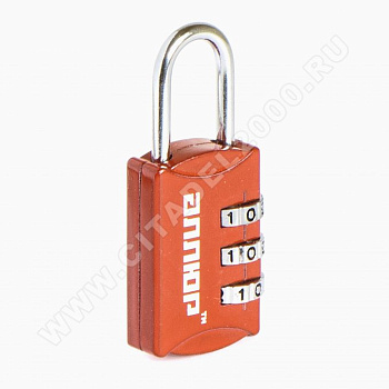 Аллюр Замок навесной кодовый ВС1К-22/3 (красный)