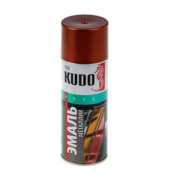 Kudo 1030 Эмаль аэрозоль универсальная медь глянцевая (ф.-520 мл)