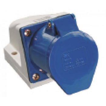 Розетка 3-х штыревая 16А 2P+РЕ IP44 наружная/Mennekes/01178***