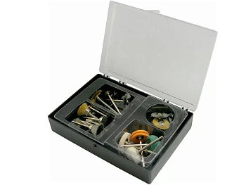 Набор корщетки/шарошки в чемоданчике 17 шт./36491