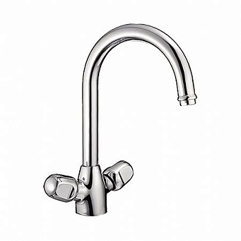 Смеситель  LEDEME для  кухни, латунь, керамическая кран-букса (L300)/ L4086