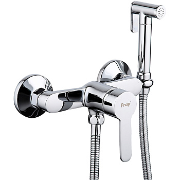 Гигиенический душ со смесителем FRAP  F2041 хром