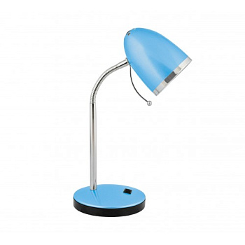 Светильник настол. KD-308/40Вт/Е27/голуб./Camelion