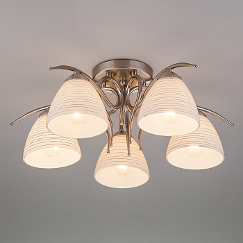 Потолочный светильник  30121/5 сатин-никель Eurosvet