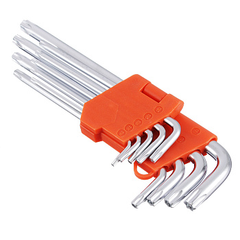 ЕРМАК Набор ключей TORX-профиль 9 предметов (75х3мм-170х9мм)/657-024
