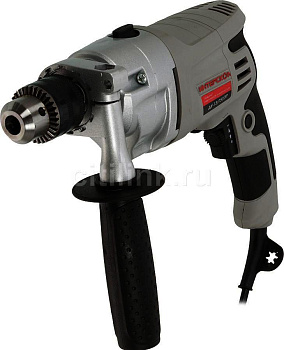 Дрель ударная ИНТЕРСКОЛ ДУ-13/750ЭР, 750Вт 0-2800об/мин ЗВП13мм 2.4кг