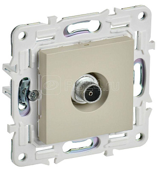 Розетка TV оконечная SKANDY SK-A12B беж. IEK 