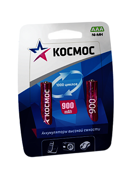 Аккумулятор Космос R03 900мAh