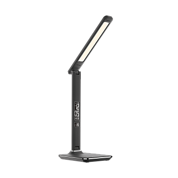 Светильник ARTSTYLY черный с часами. с термометром светод.димм/черн/TL-209