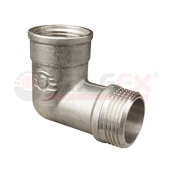 VALFEX Угольник 1/2" В-Н  никель