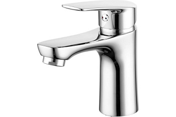 Смеситель для умывальника, латунь, керамический картридж 35 мм Horizont Milardo HORSB00M01