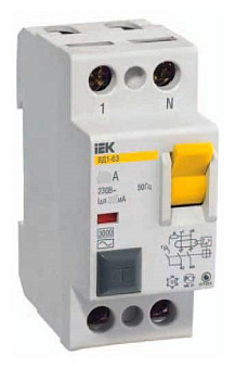 УЗО/ВД1-63 2п. 40А/300мА 6кА/тип АС/ИЭК/***
