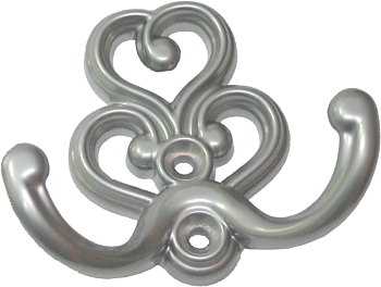 Крючок-вешалка №41 полимер белый