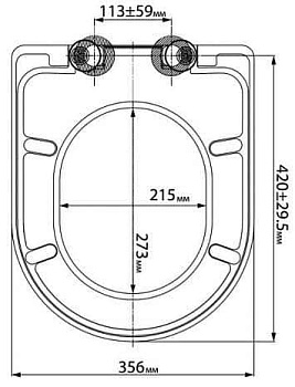 Сиденье для унитаза 001DPSEi31  белое универсальное дбропласт микролифт IDDIS****