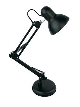 Светильник GTL-036 черный /подставка+струбцина/Е27*60Вт/General