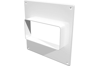 Площадка торцевая пластик с выходом 110*55 горизонтильная ТПП511Г