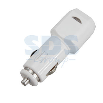 Автозарядка в прикуриватель USB 5V 1000vA белая REXANT