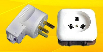 Разьем АВС пластиковый 3-й 220V внутренний./РС32-006/В32-001