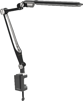Светильник настольный 10вт NL-72 B черный/серебро светодиодный 