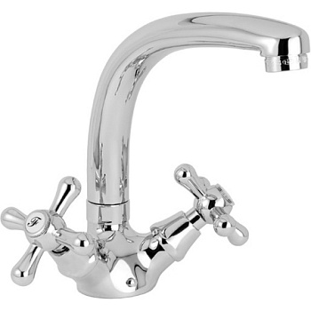 Смеситель  114 TREFF для мойки,  кран-букса резина (150)/140-0137-00