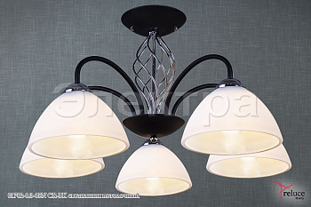 Светильник потолочный 01702-0.3-05N CR-BK E27 60W