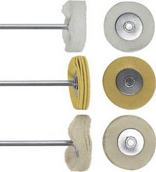 Круги полировочные, набор 3 шт./36920