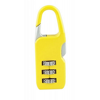 Замок навесной кодовый CL510A/желтый