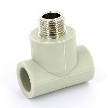 FV-PLAST Тройник 25 х 1/2" НР