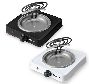 Эл-ка 1-конф. Sakura ПЭ-07 1000Вт  спираль поднимающаяся 145мм