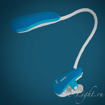 Св-ник прищепка светод./TLD-513 /синий/4W/360lm/4500K/Uniel