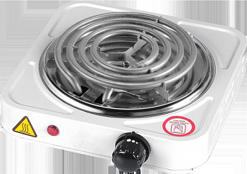 Плитка электрическая ЭПС-110 1 комф.спираль 1500Вт белая Волжанка