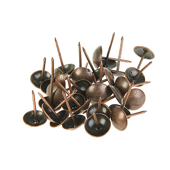 Гвозди декоративные гладкие 10*18мм, (50шт) медь /7963