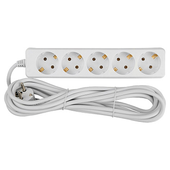 Удлинитель 5 гнезд*10м /ПВС 3х1/GENERAL