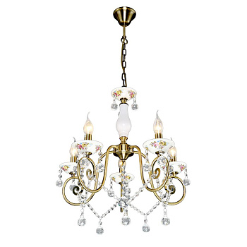 Люстра керамика 2-3734-5-AB-E14