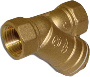 Фильтр Terma косой латунь  1" В-В 